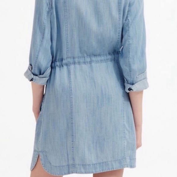 Lou and Grey Denim Chambray Dress, Size S - Picture 3 of 14